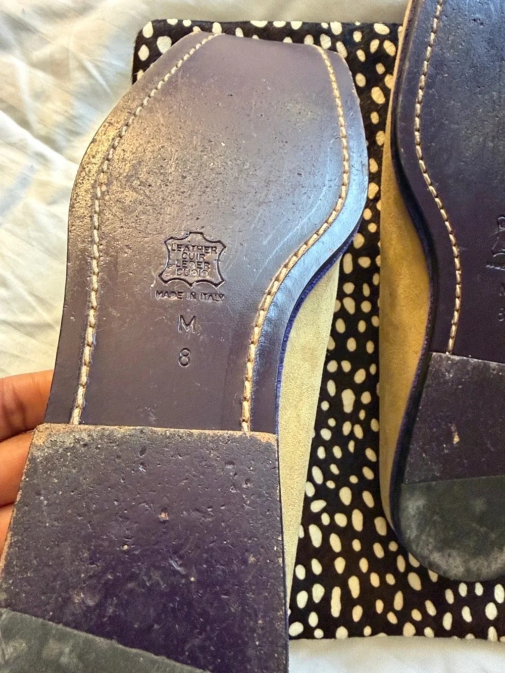 Fendi Tan Suede Beaded Mules with Multicolor Embellishment - Picture 7 of 12